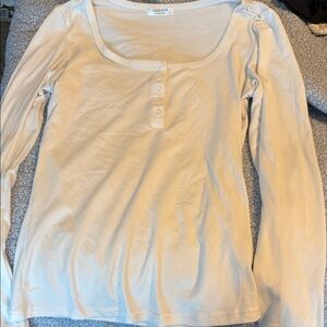 Elegant Cream Long Sleeve Top
